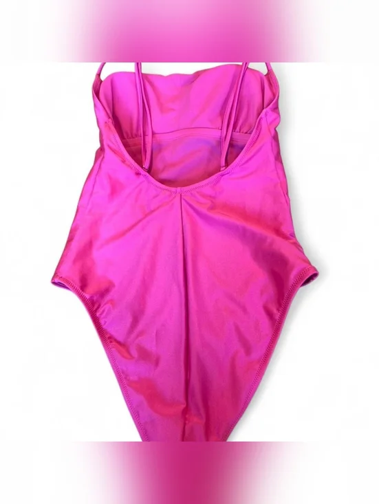 Shade & Shore Hot Pink One Piece Swimsuit - Picture 2 of 3
